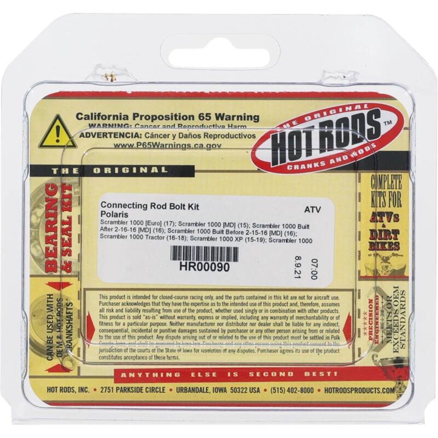 Hot Rods Connecting Rod Bolt Kit HR00090_1649173