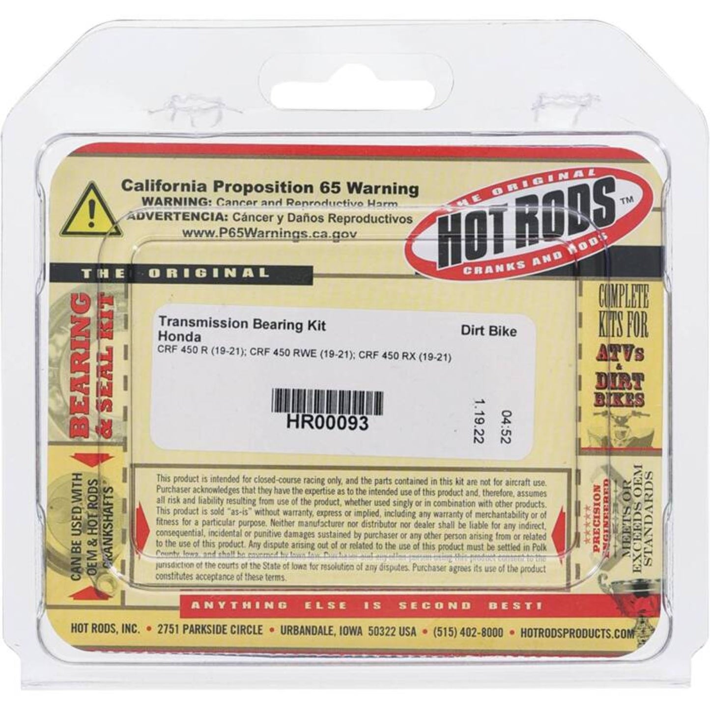 Hot Rods Transmission Bearing Kit HR00093_1649502