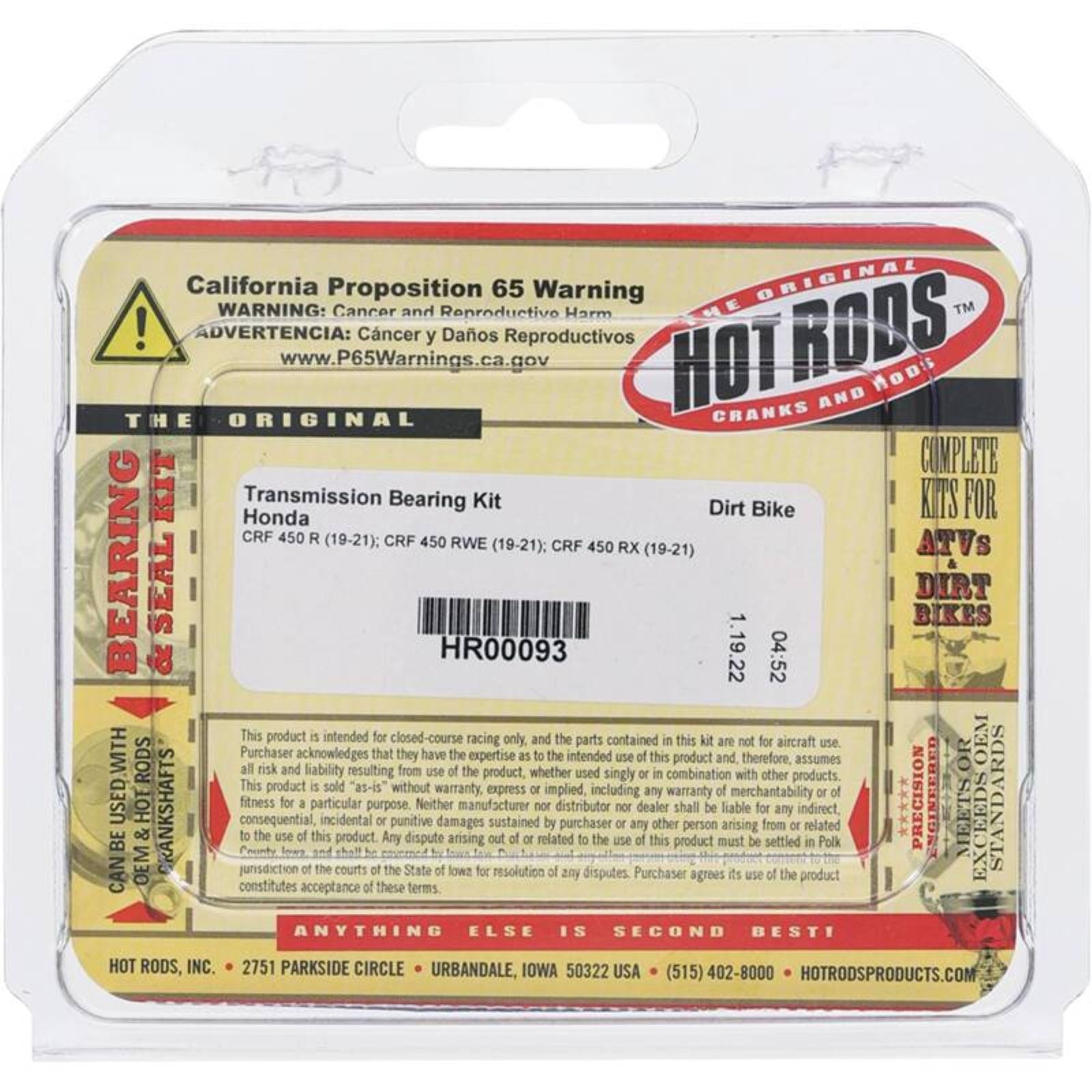 Hot Rods Transmission Bearing Kit HR00093_1649502