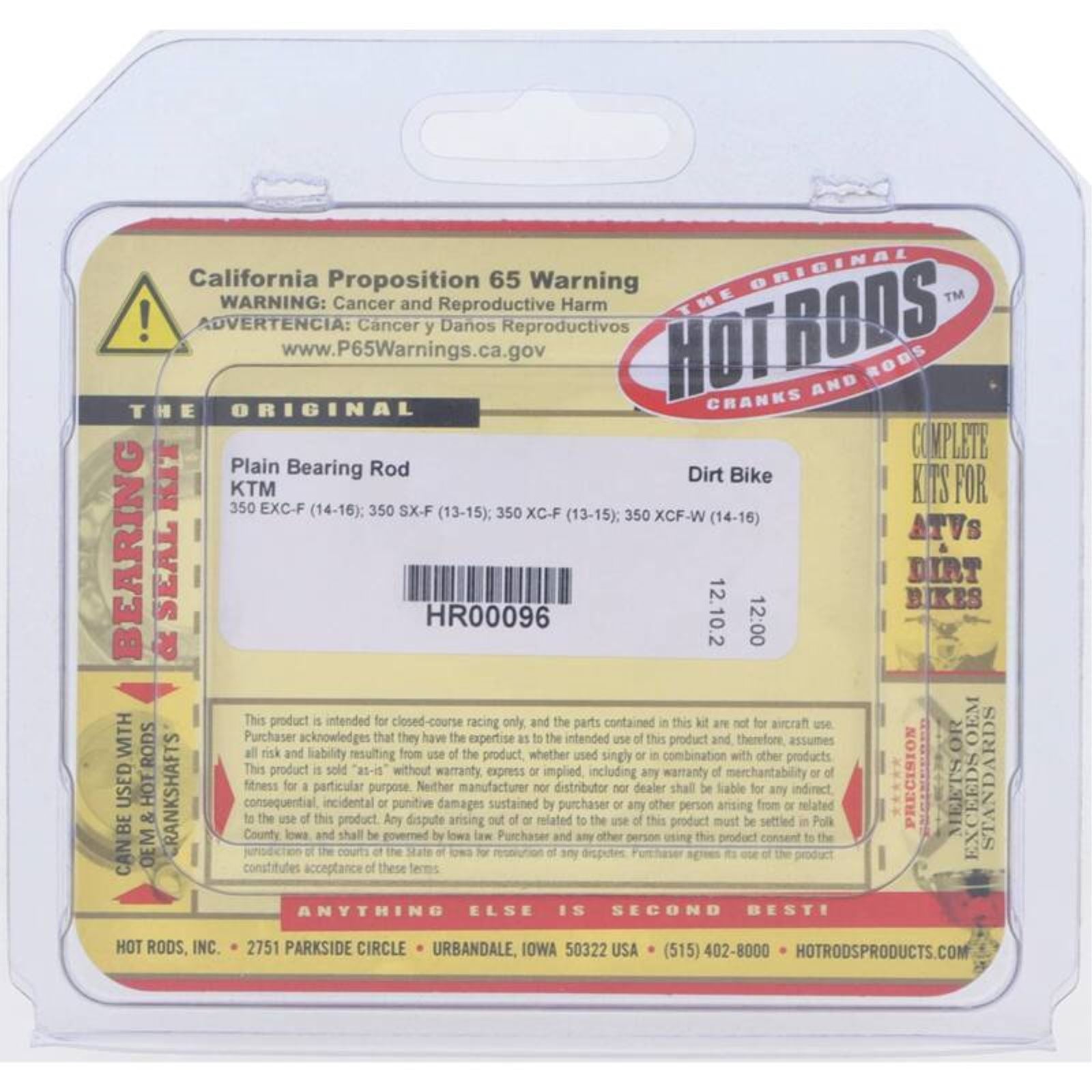 Hot Rods Plain Bearing Rod HR00096_1649300