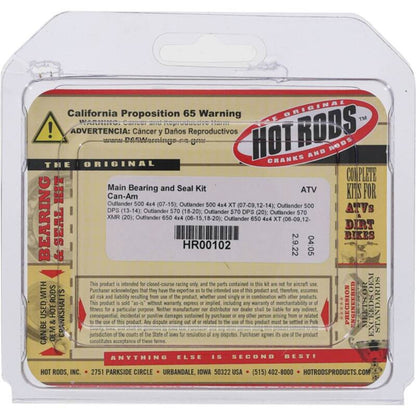 Hot Rods Main Bearing and Seal Kit HR00102_1648978