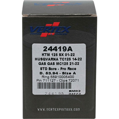 Vertex Piston Kit Forged Pro Race 53.94/Standard for Gas/Husqvarna/KTM 24419A_1090553