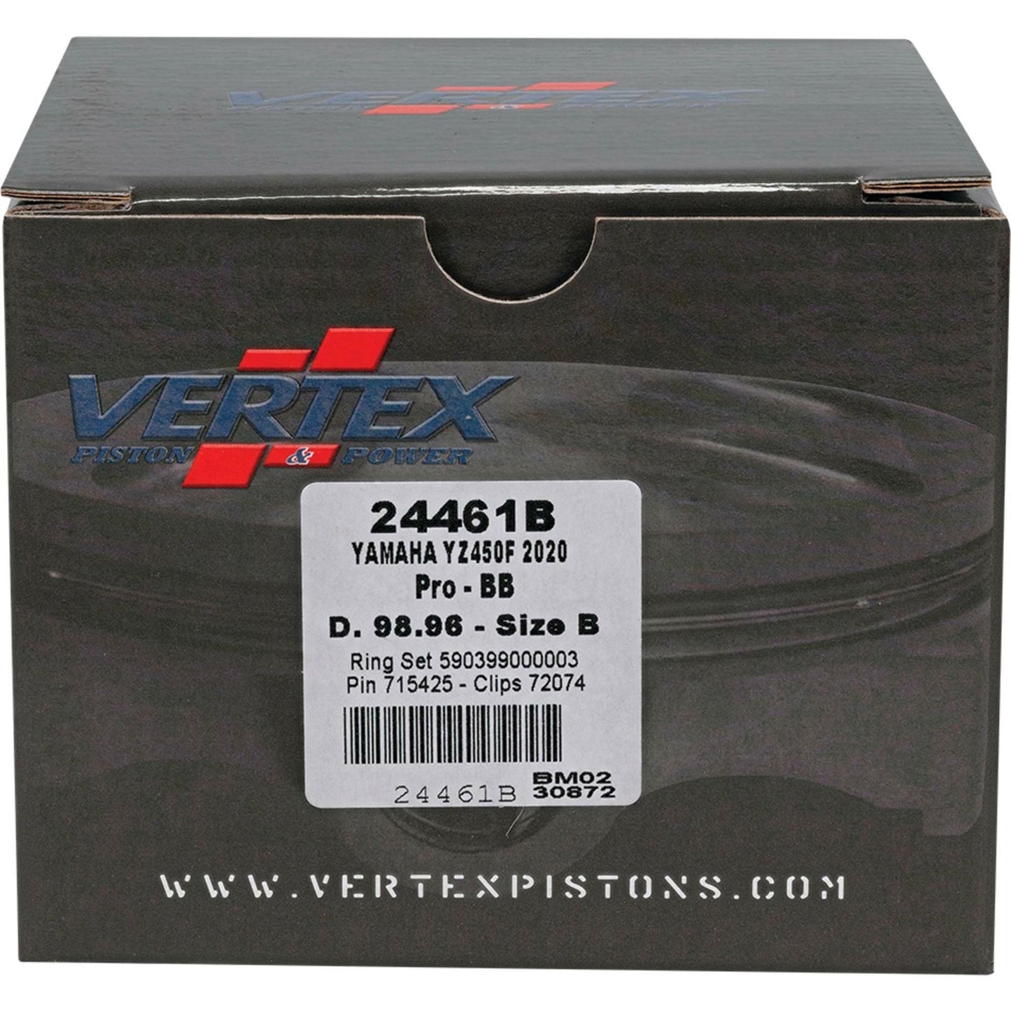 Vertex Piston Kit BB Forged 98.96/+2.00 12.8:1 for Yamaha 24461B_1090519