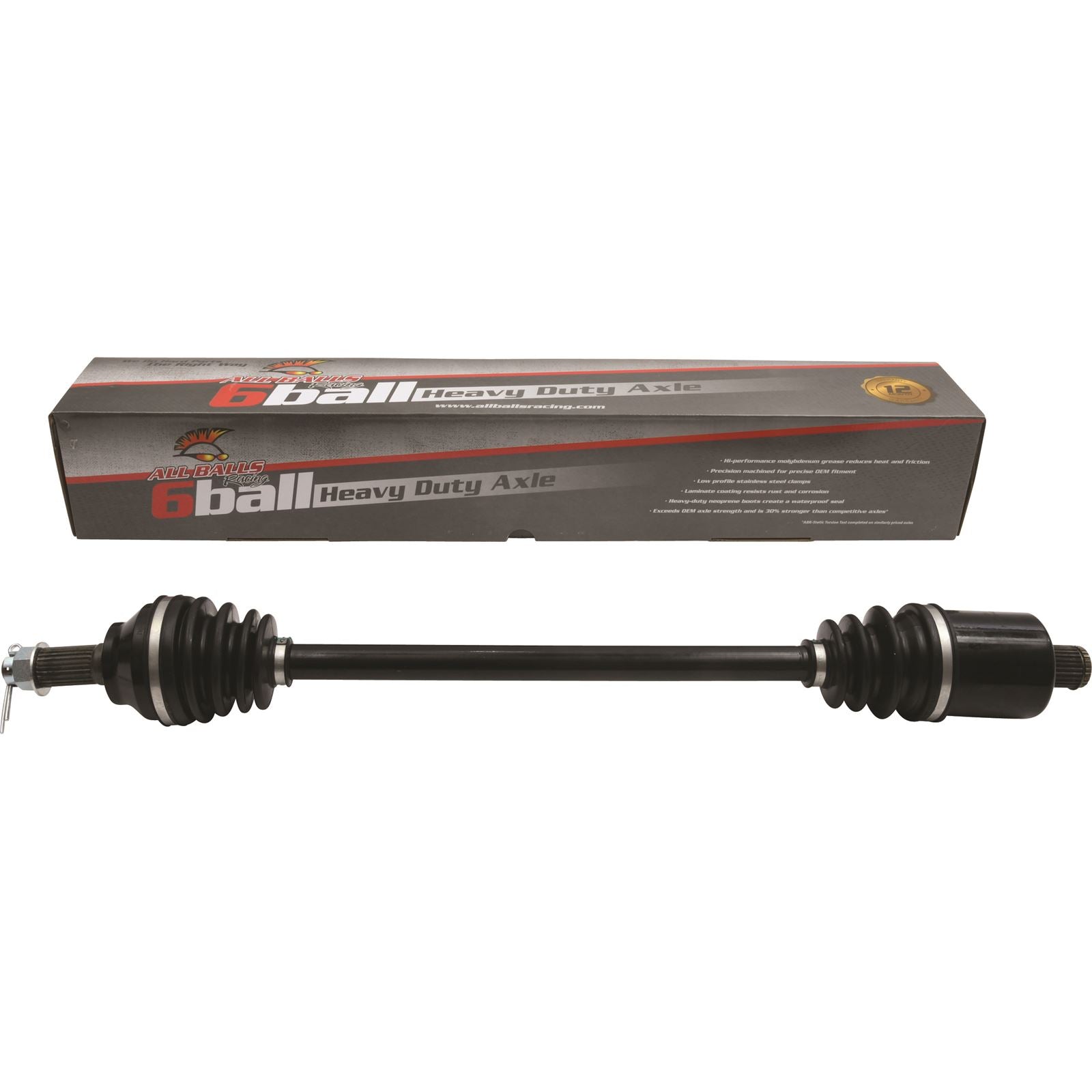 All Balls Heavy Duty 6-Ball Axle - Rear AB6-PO-8-404_1096424