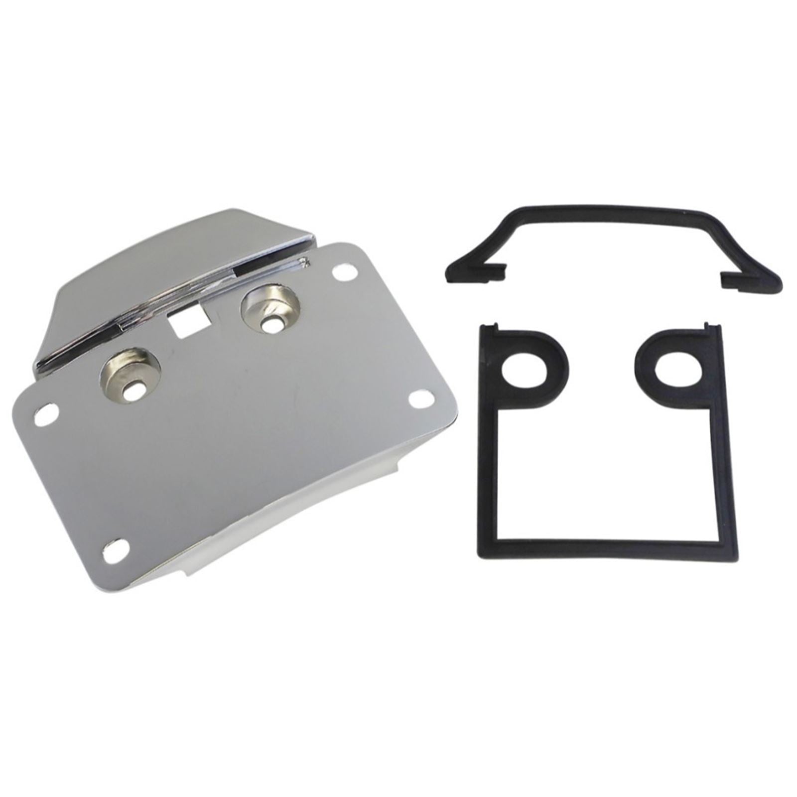 Custom Dynamics Replacement CVO License Plate Mount - Chrome CD-CVO-MOUNT-C_1732269