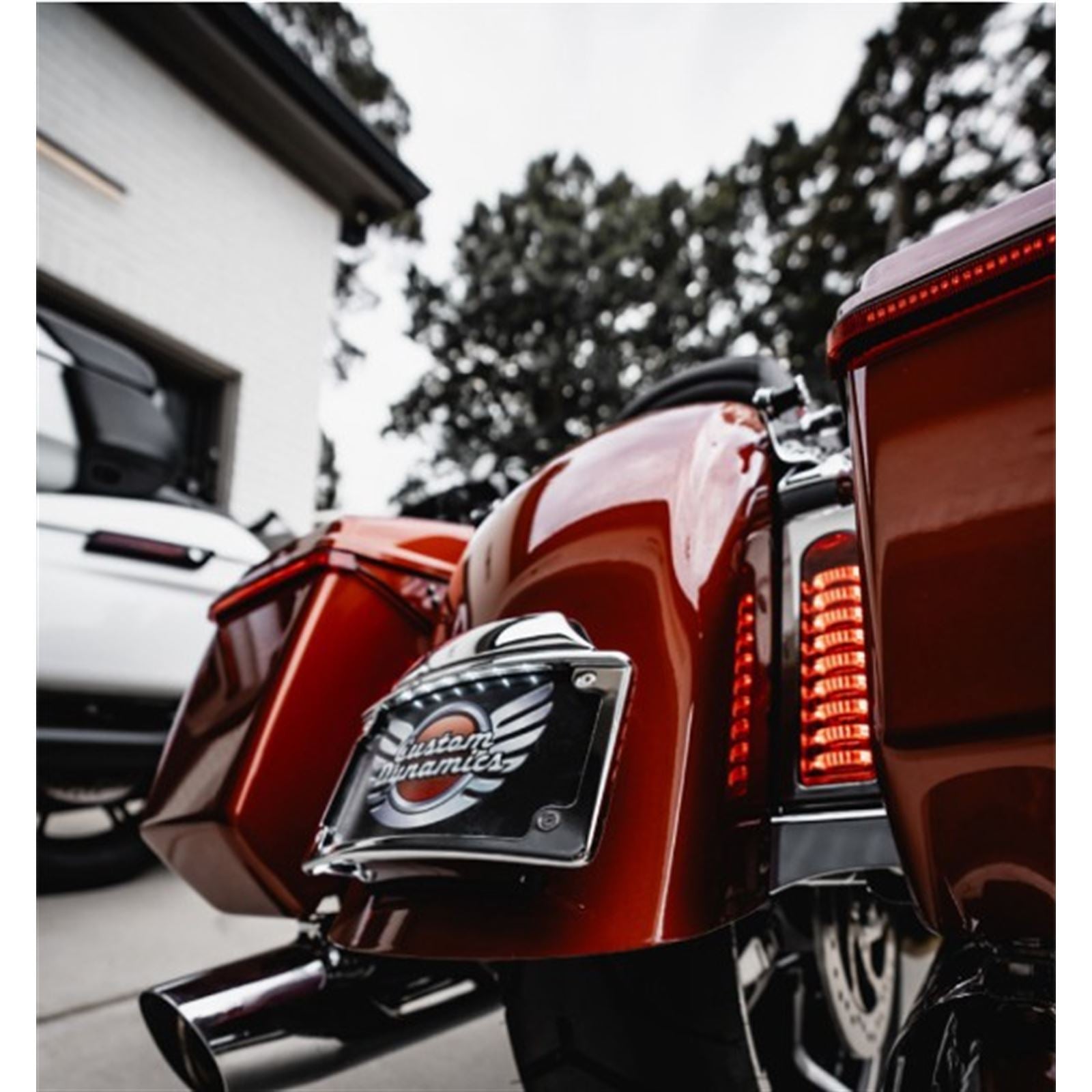 Custom Dynamics Replacement CVO License Plate Mount - Chrome CD-CVO-MOUNT-C_1732270