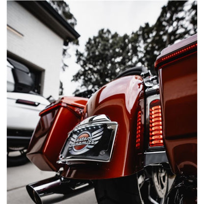 Custom Dynamics Replacement CVO License Plate Mount - Chrome CD-CVO-MOUNT-C_1732270