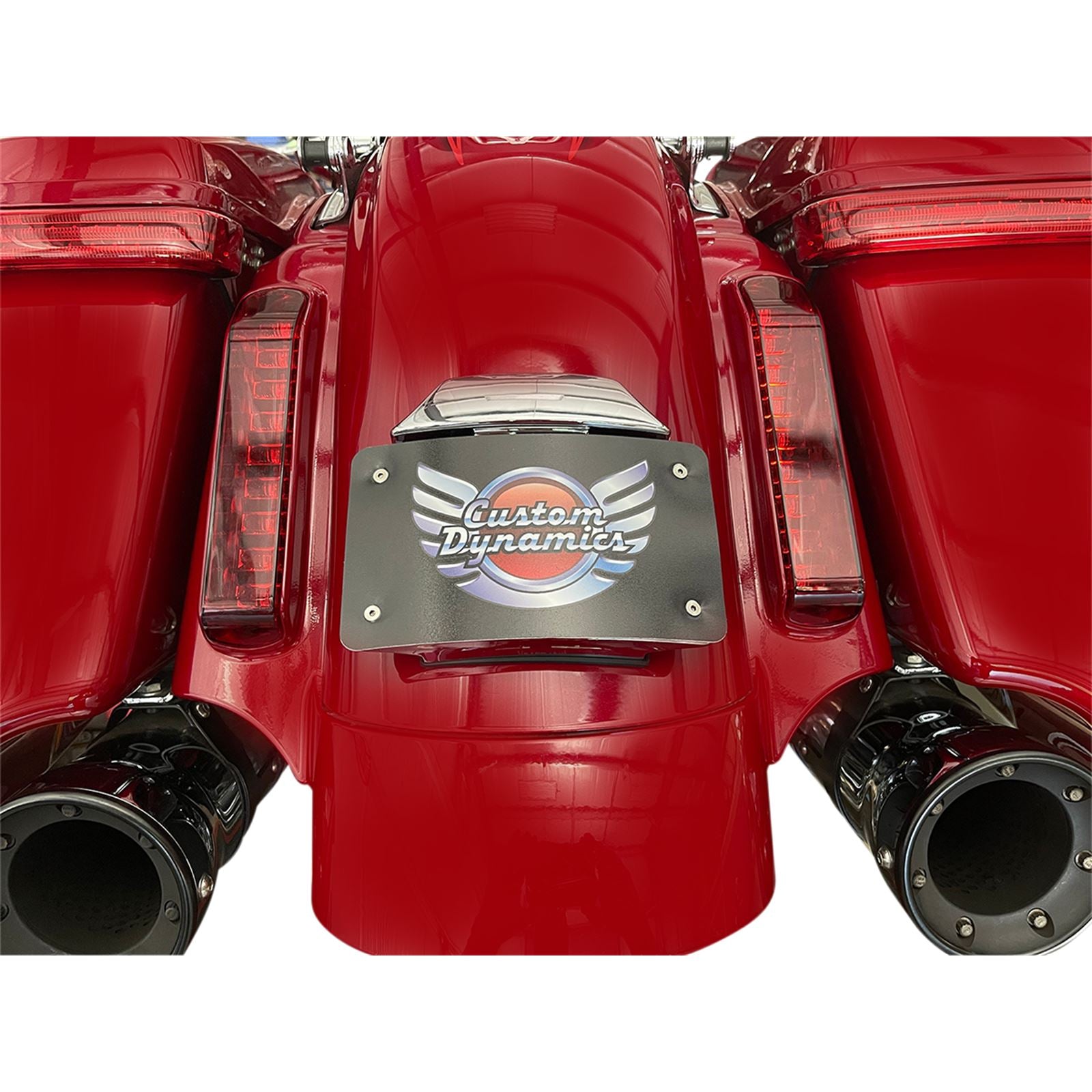 Custom Dynamics Replacement CVO License Plate Mount - Chrome CD-CVO-MOUNT-C_1054045