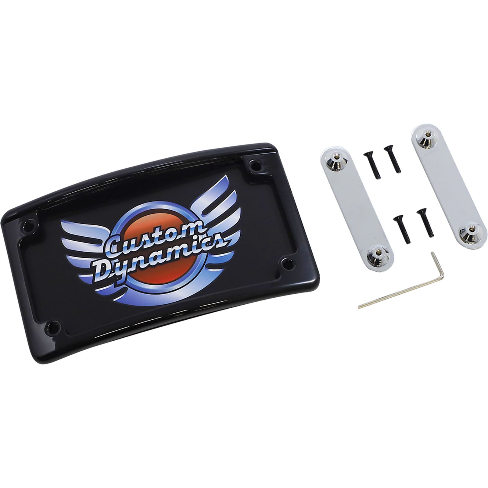 Custom Dynamics LED License Plate Frame - CVO - Black LPF-RAD-CVO-B_1090745