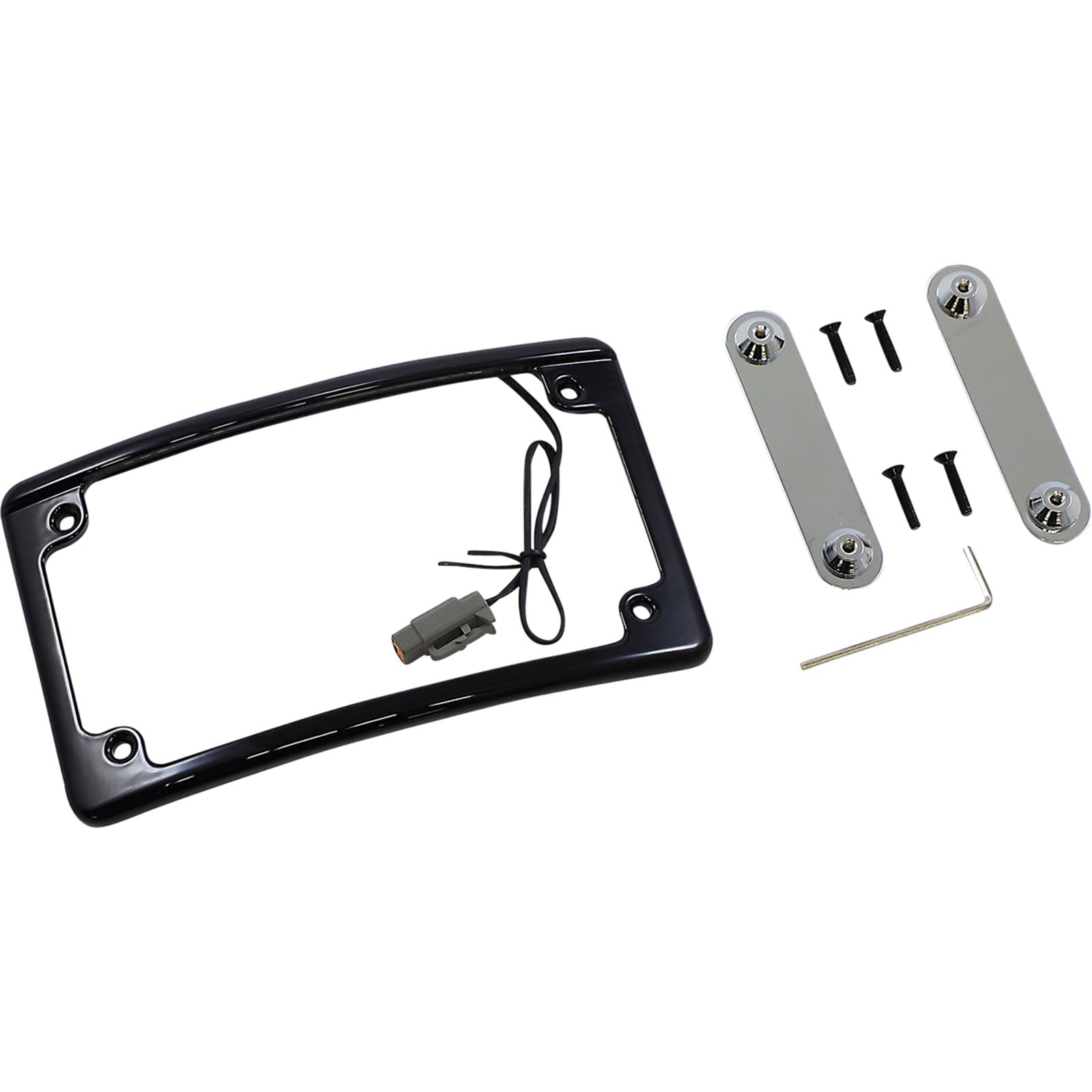 Custom Dynamics LED License Plate Frame - CVO - Black LPF-RAD-CVO-B_1090746
