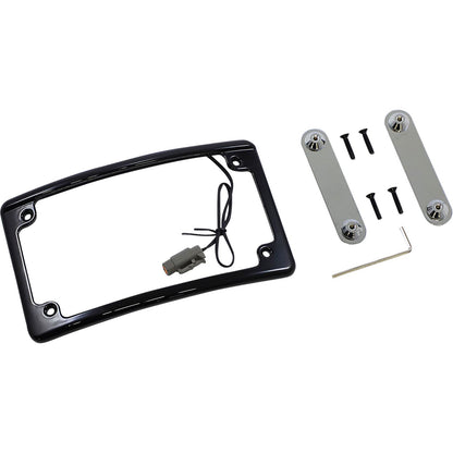 Custom Dynamics LED License Plate Frame - CVO - Black LPF-RAD-CVO-B_1090746