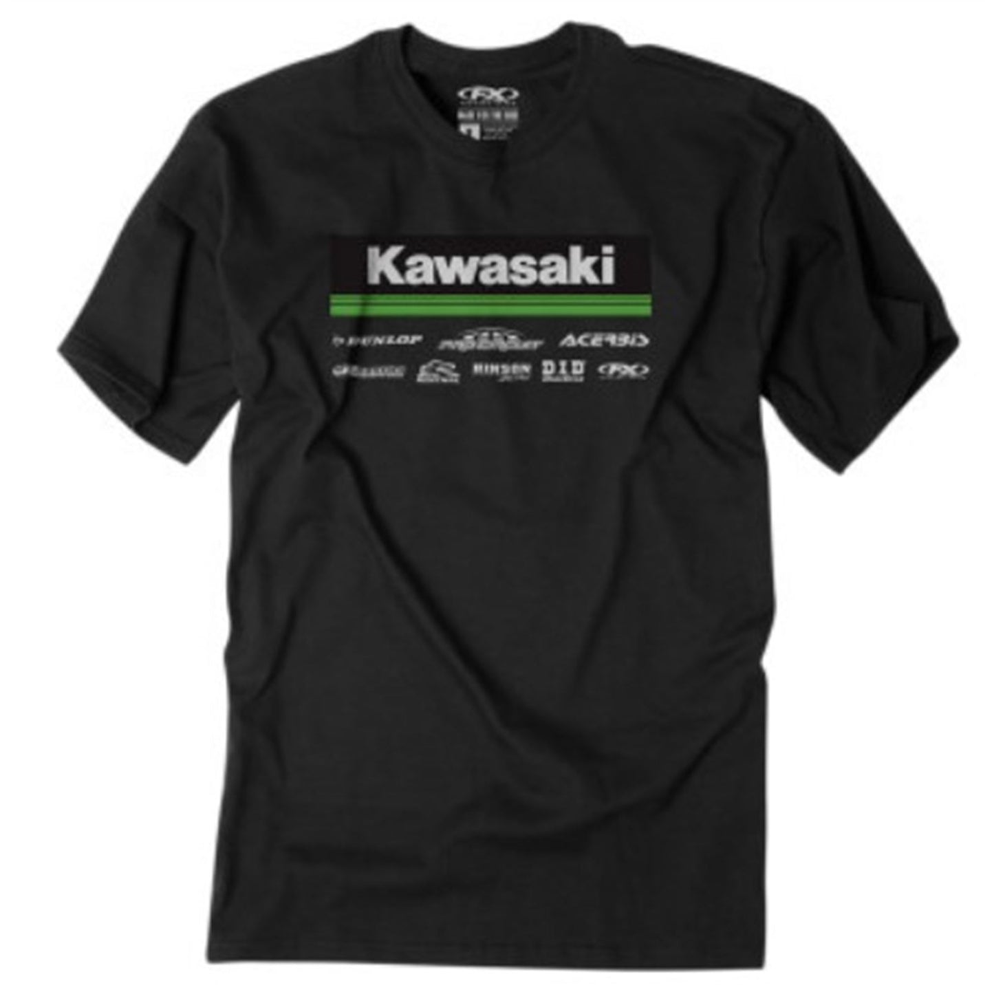 Factory Effex Kawasaki 21 Racewear T-Shirt - Black - Medium 24-87122_732193