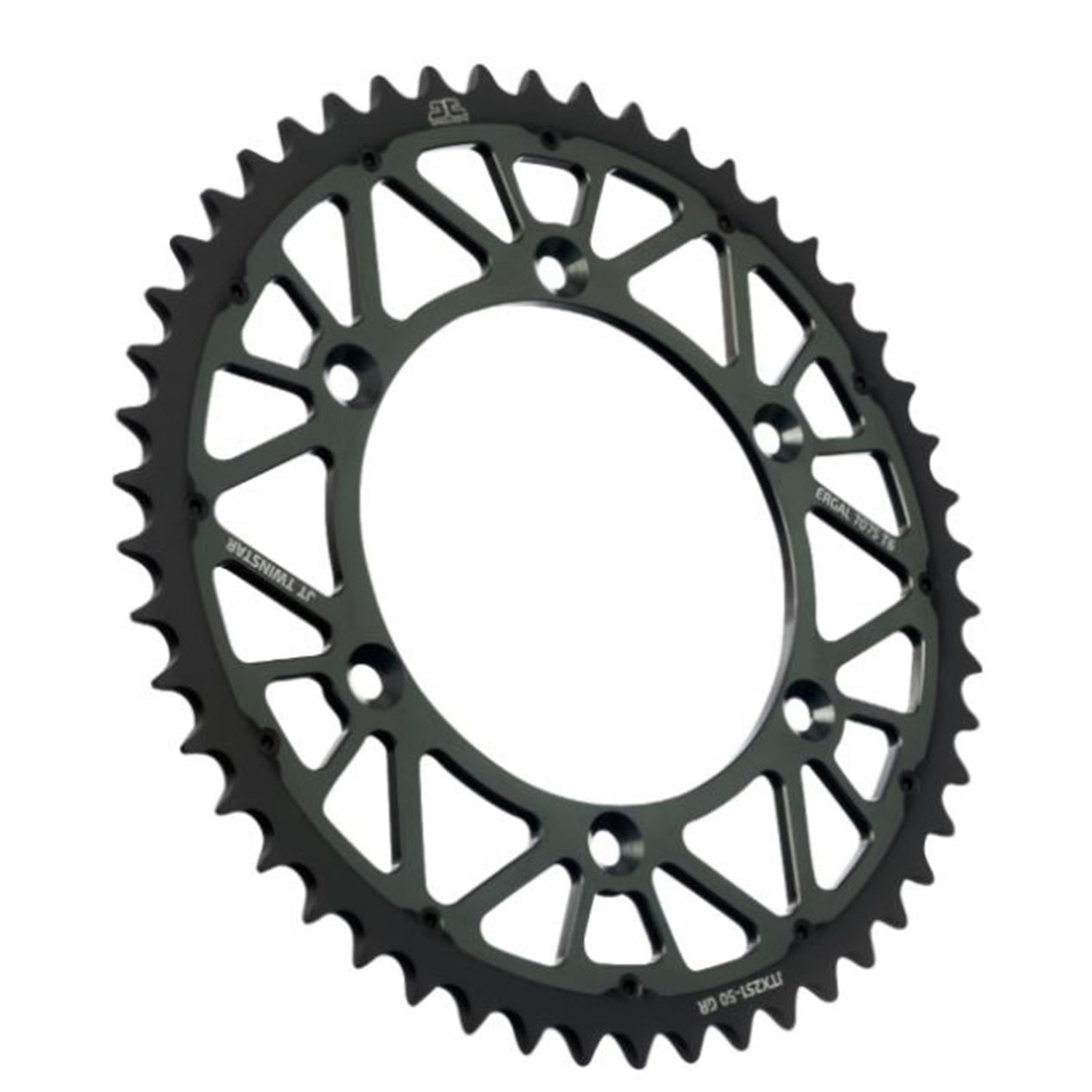 JT Sprockets Steel Rear Sprocket - Gray - 50-Tooth JTX251.50GR_910027