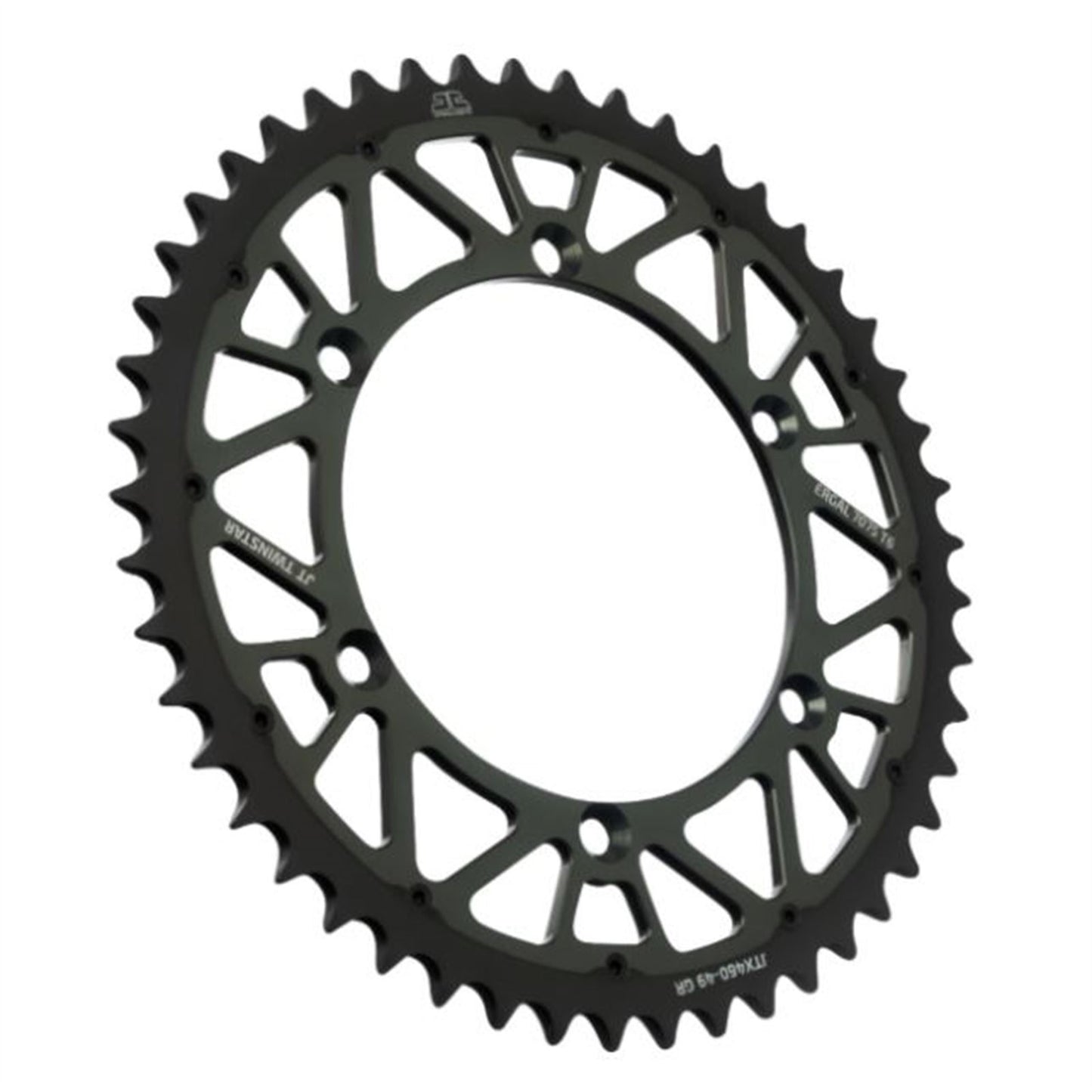 JT Sprockets Steel Rear Sprocket - Gray - 49-Tooth JTX460.49GR_910030