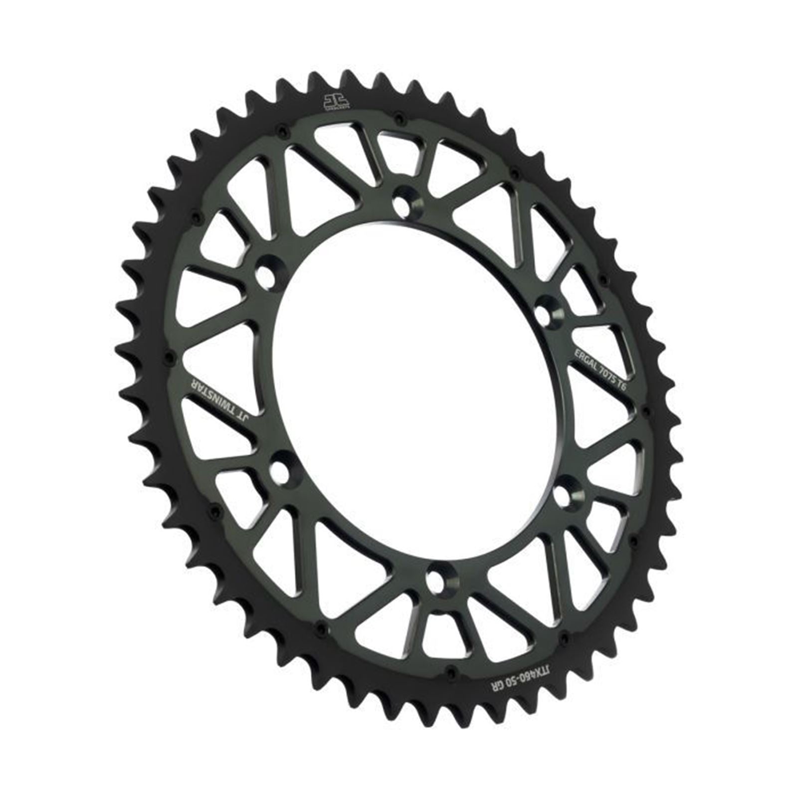 JT Sprockets Steel Rear Sprocket - Graphite - 50 Tooth JTX460.50GR_1440340