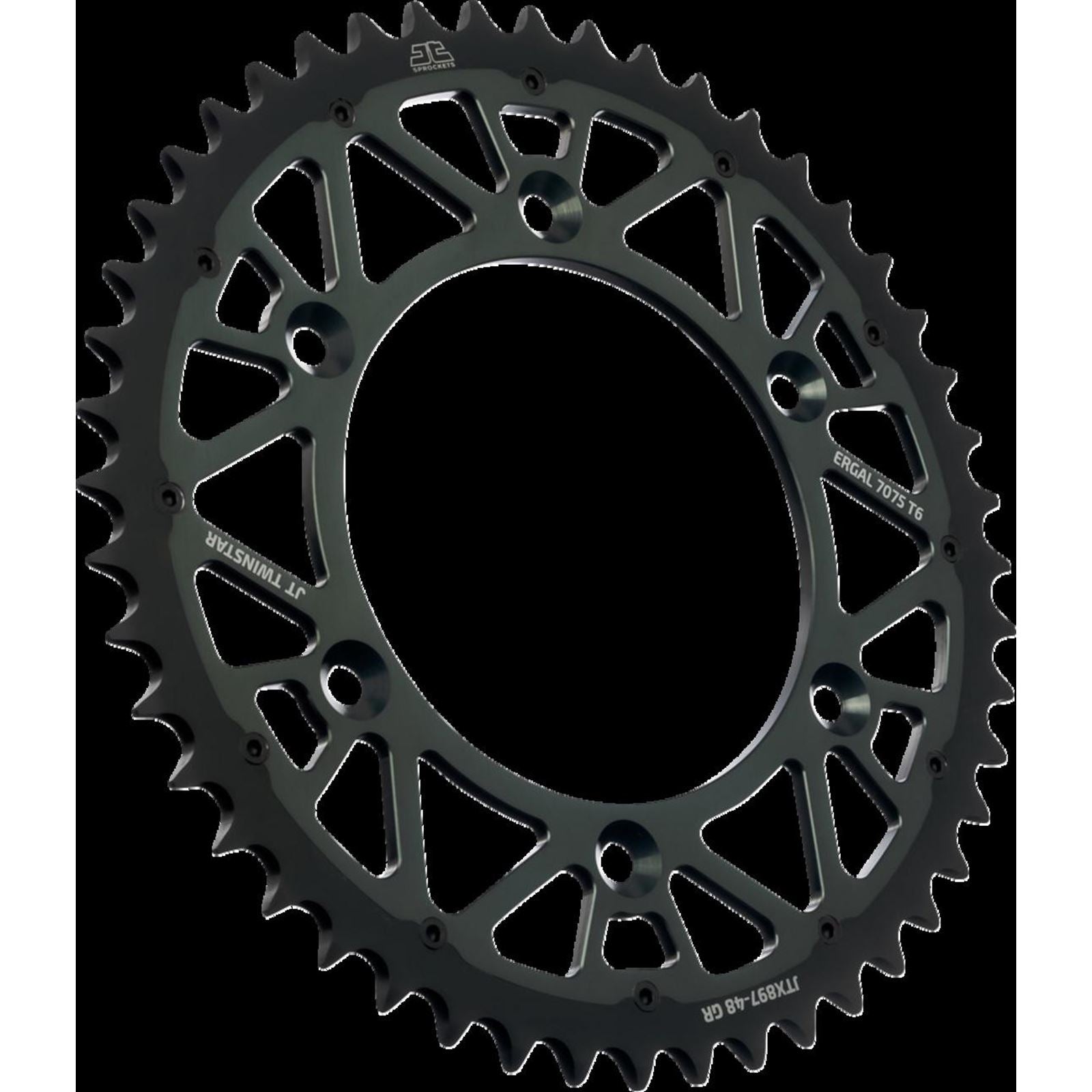 JT Sprockets Steel Rear Sprocket - Graphite - 48 Tooth JTX897.48GR_1413741