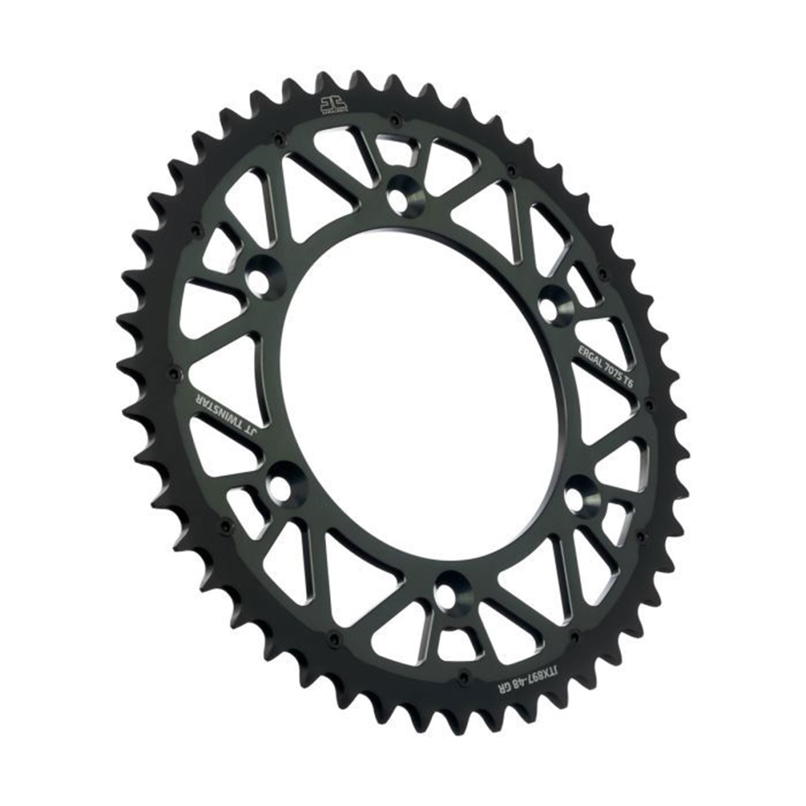 JT Sprockets Steel Rear Sprocket - Graphite - 48 Tooth JTX897.48GR_1413742