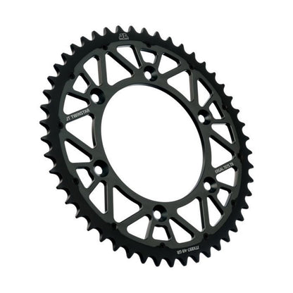 JT Sprockets Steel Rear Sprocket - Graphite - 49 Tooth JTX897.49GR_1440343