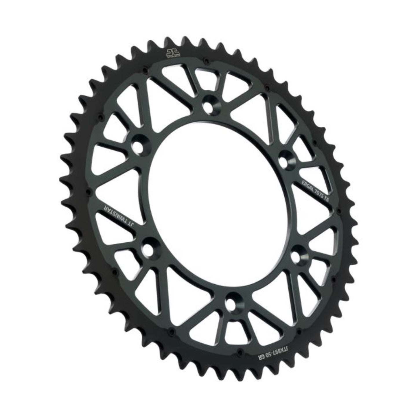 JT Sprockets Steel Rear Sprocket - Graphite - 50 Tooth JTX897.50GR_1408530