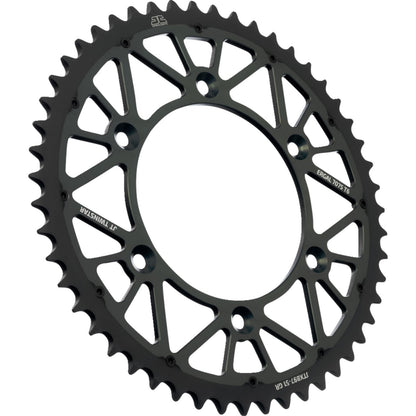 JT Sprockets Steel Rear Sprocket - Graphite - 51 Tooth JTX897.51GR_1378541