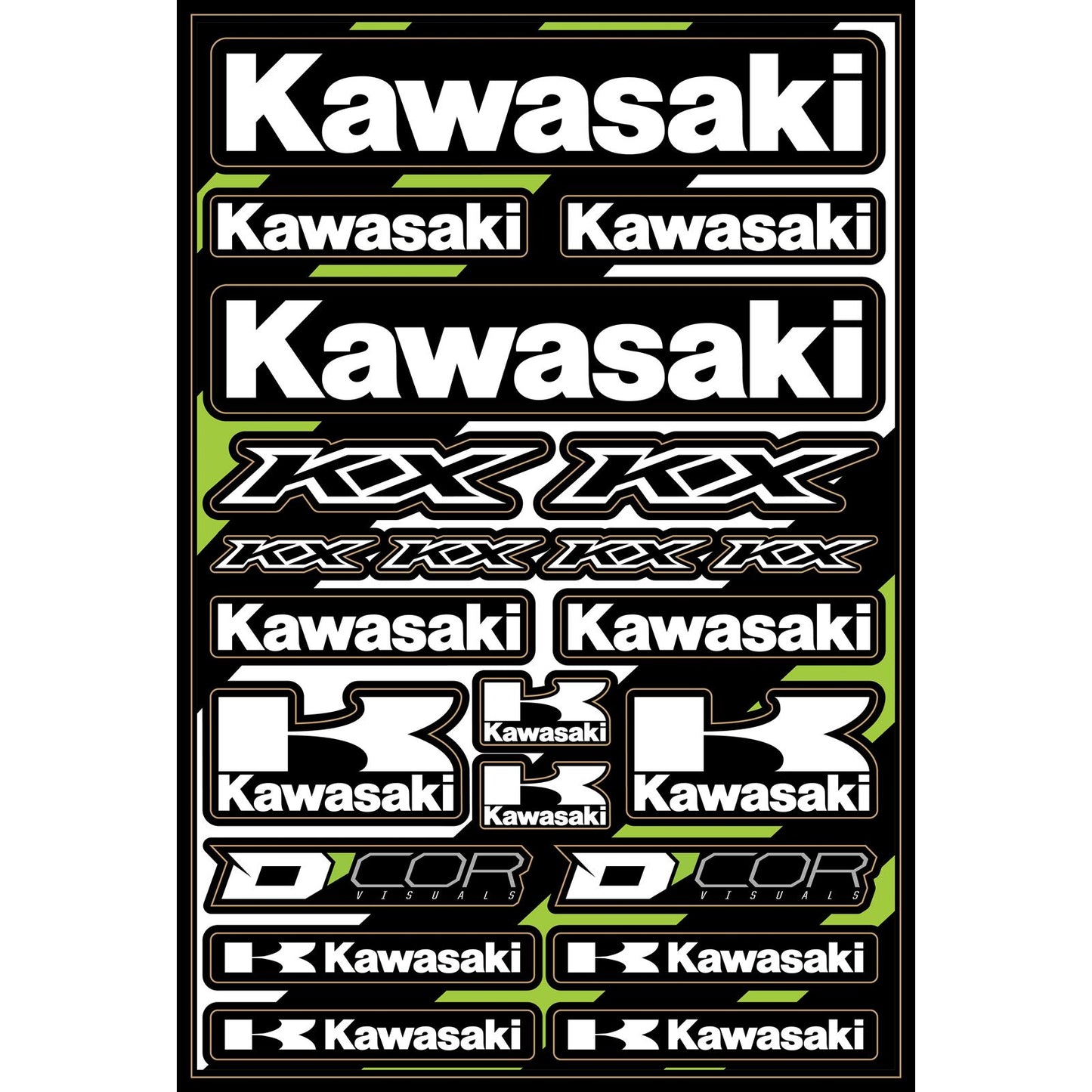 D'Cor Monster Fits Kawasaki  Decal Sheet [MPN: 40-20-101]_194311