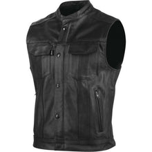 Speed And Strength Men's Band of Brothers Leather Vest - Black_990531