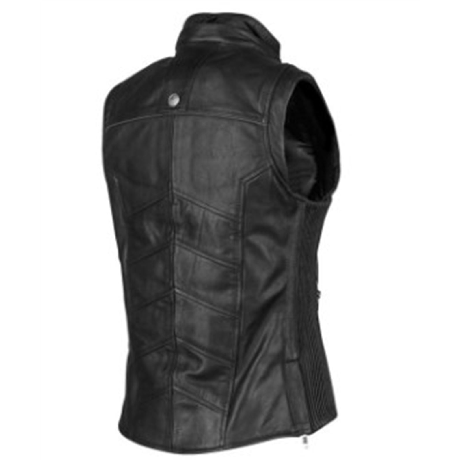 Speed And Strength Women's Hell's Belles Leather Vest - Black_836836