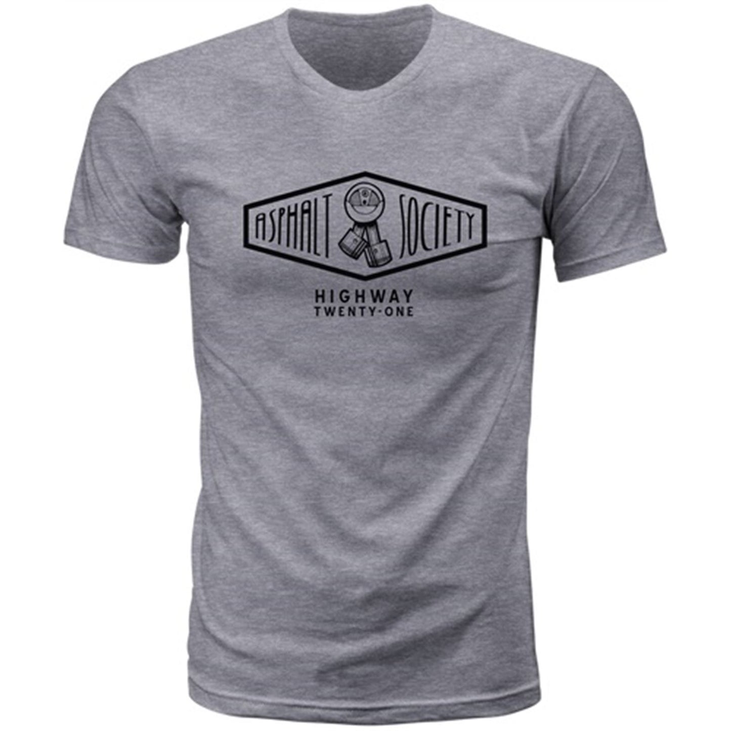 Highway 21 Asphalt Society Tee - Grey - Small 489-1941S_681525