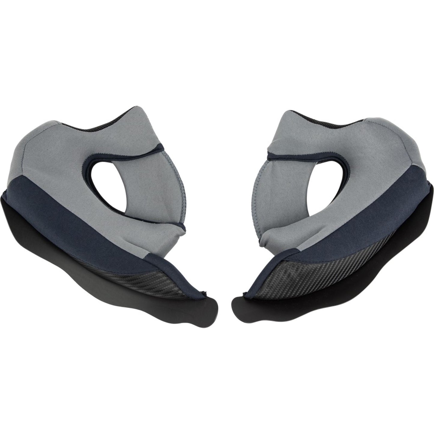Fly Racing Odyssey Cheek Pads - 2X-Large- Grey/Black 73-891412X_730261