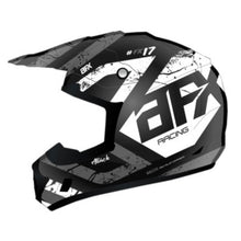 AFX FX-17 Helmet - Attack - Matte Black/Silver - Large 0110-7145_677295