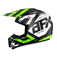 AFX FX-17 Helmet - Attack - Matte Black/Green - X-Small 0110-7178_677280