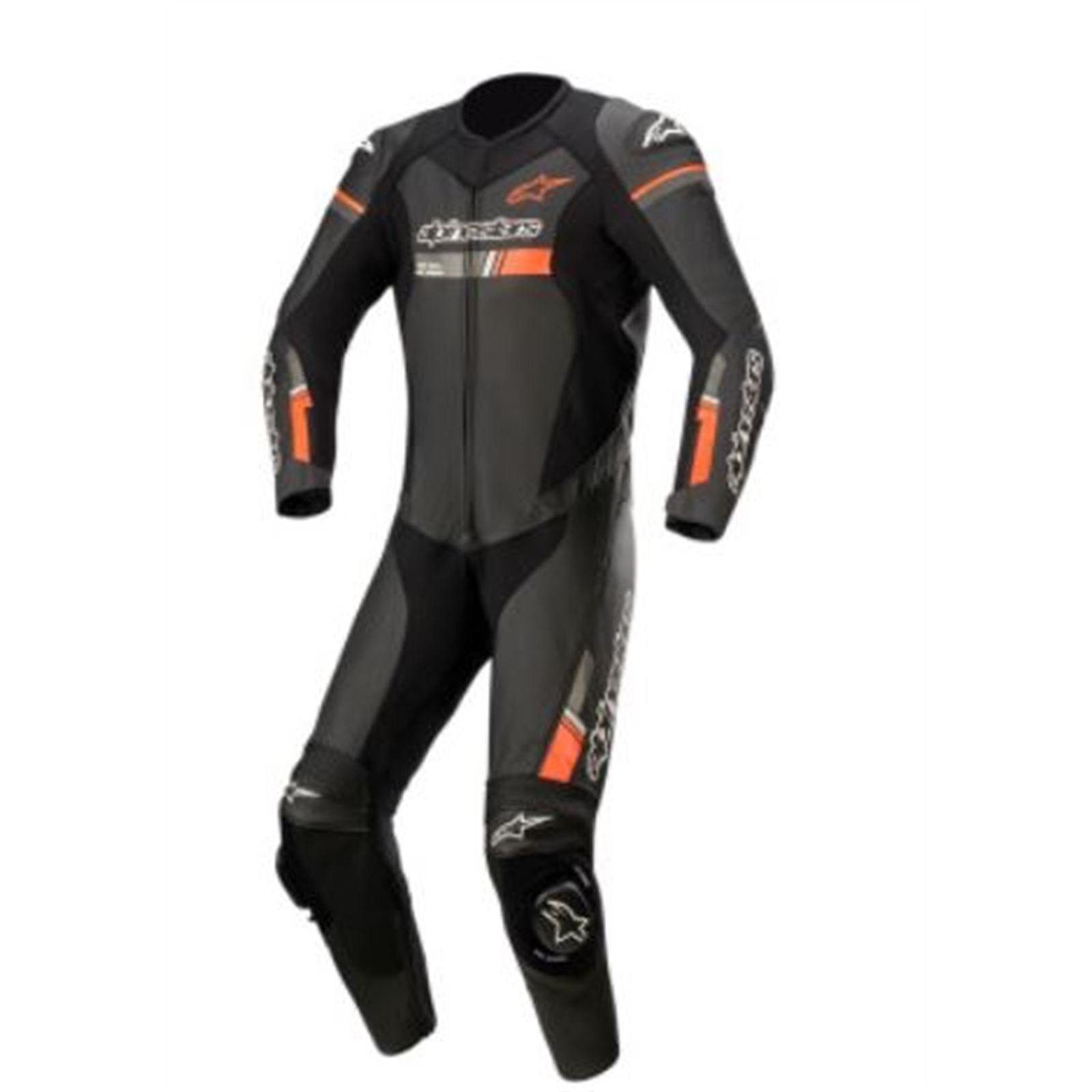 Alpinestars GP Force Chaser 1-Piece Leather Suit - Black/Red - US 48 / EU 58 [MPN: 3150321-1030-58]_729267