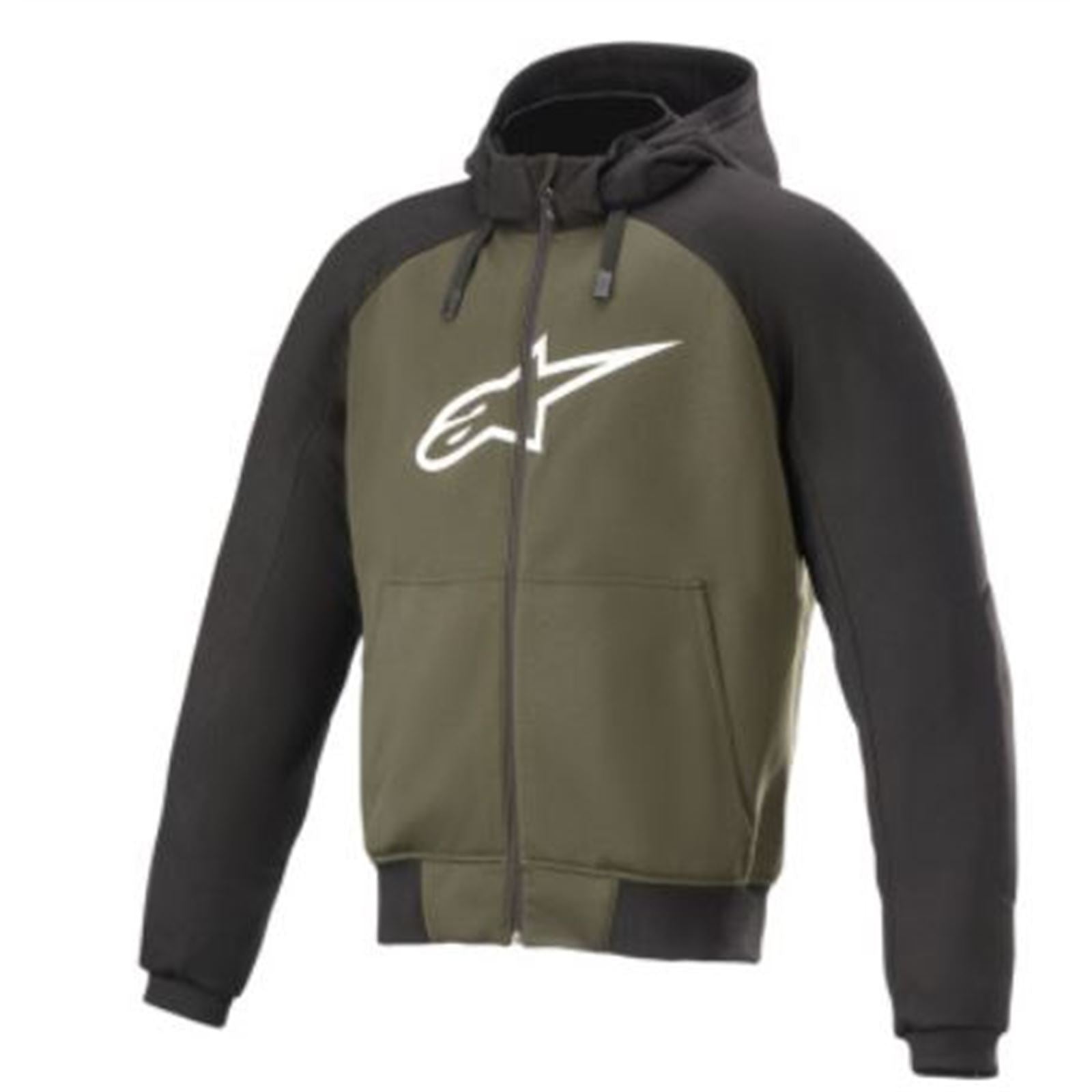 Alpinestars Chrome Hoodie - Black/Green_731460