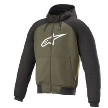 Alpinestars Chrome Hoodie - Black/Green_731460