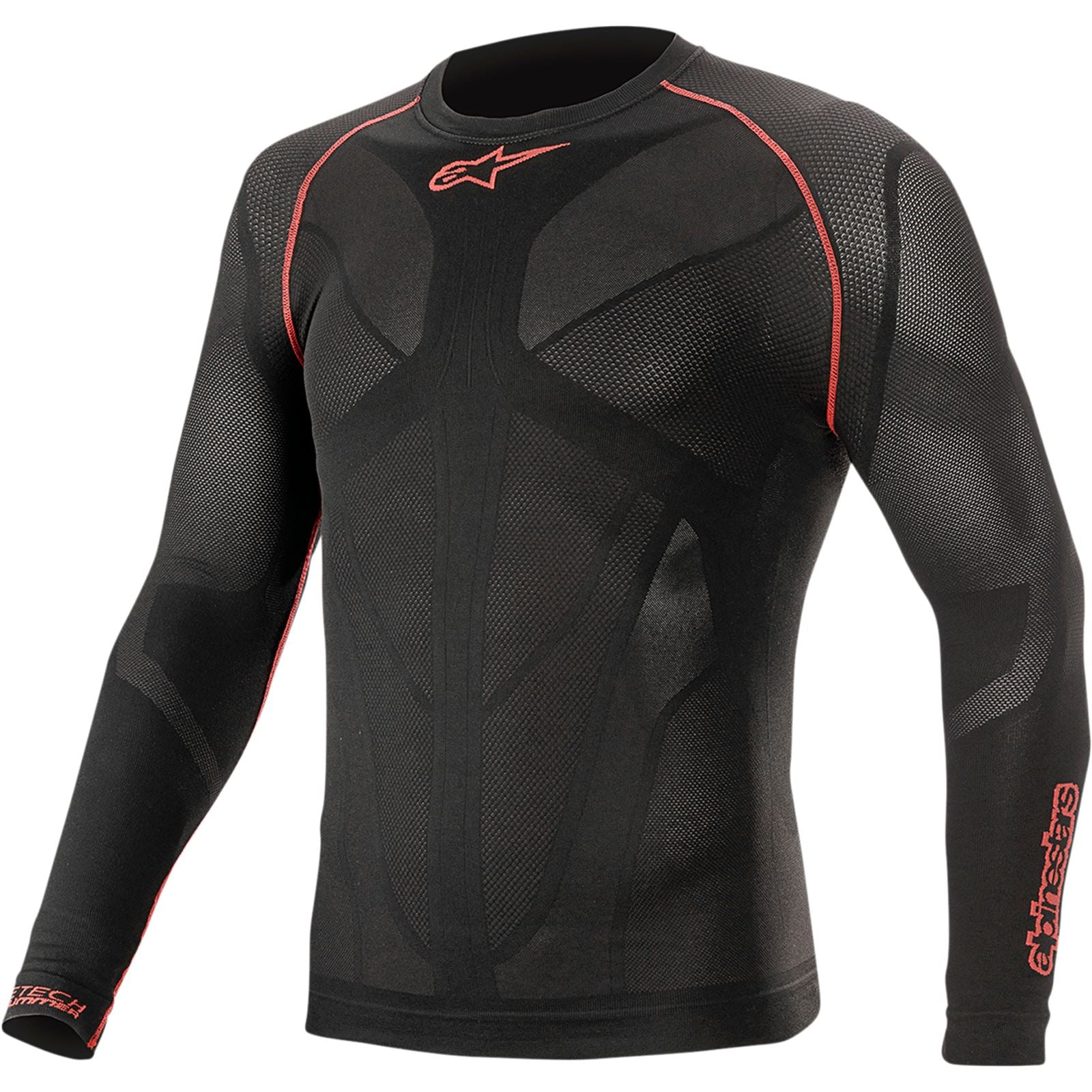 Alpinestars Ride Tech v2 Summer Long Sleeve Underwear Top - Black - XS/Small [MPN: 4752521-13-XS/S]_1054257