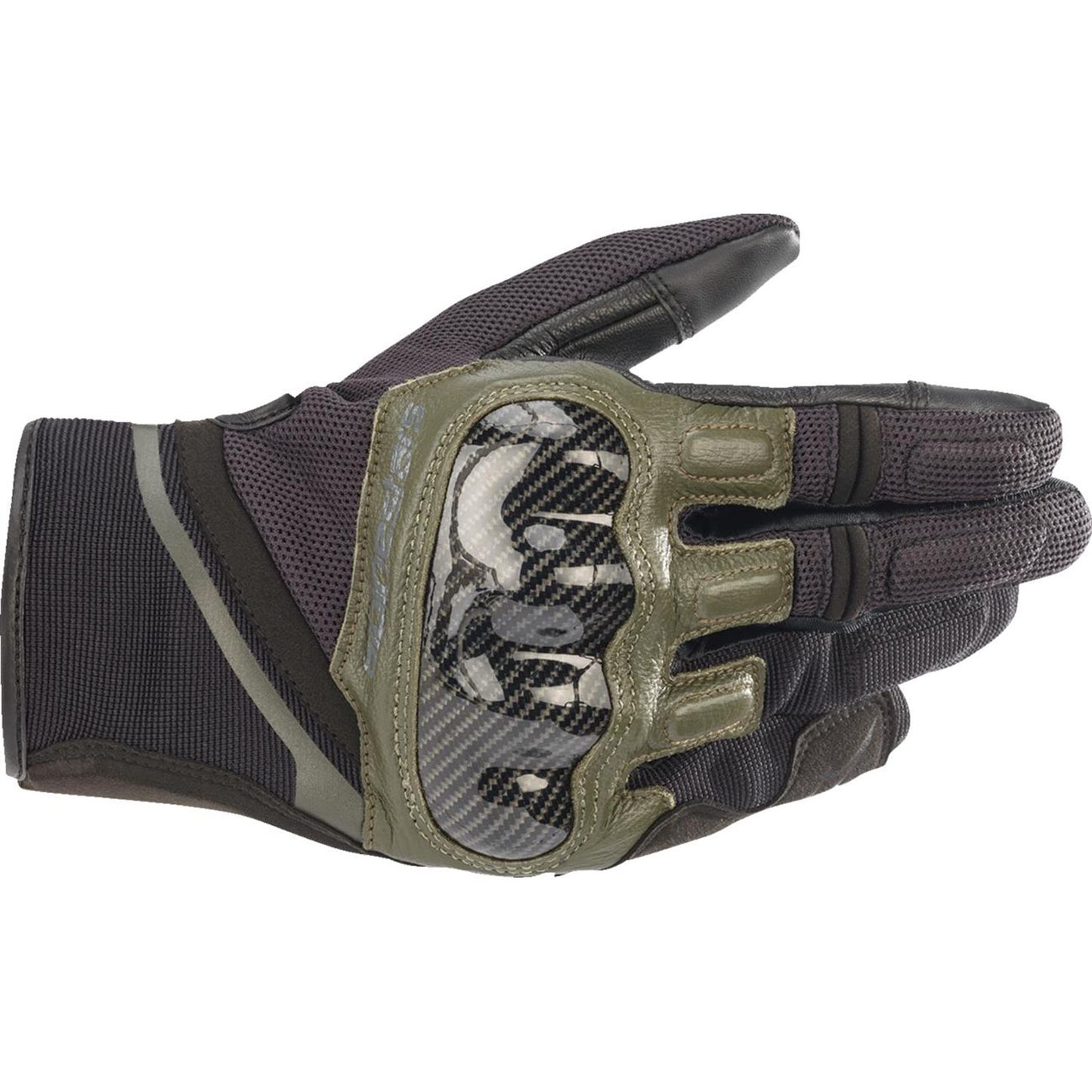 Alpinestars Chrome Gloves - Black/Green - Small [MPN: 3568721-1681-S]_1980951