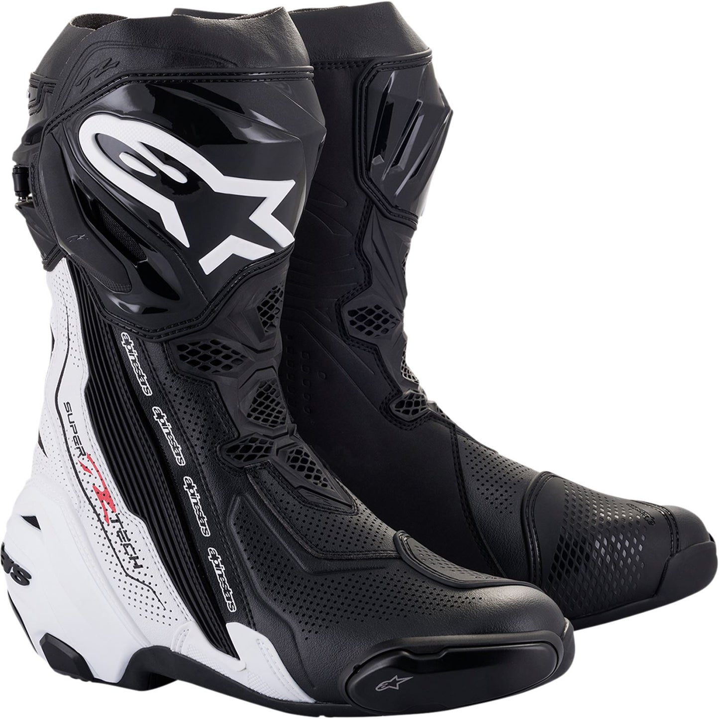 Alpinestars Supertech V Boots - Black/White - US 8 / EU 42 [MPN: 2220121-12-42]_1054568