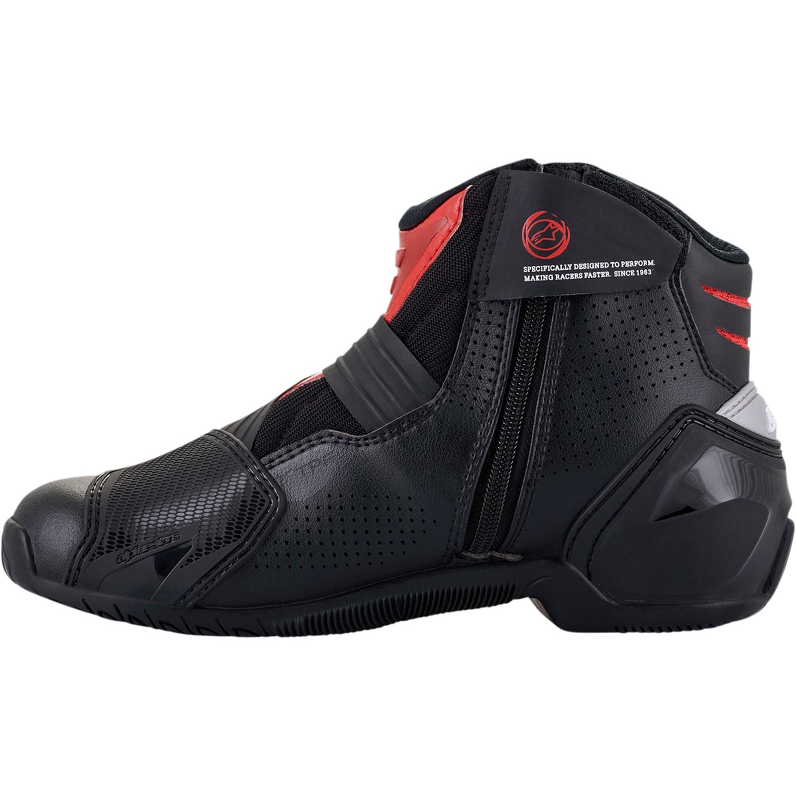 Alpinestars SMX-1R V V2 Boots - Black/Red - US 8 / EU 42 [MPN: 2224021-13-42]_1054704