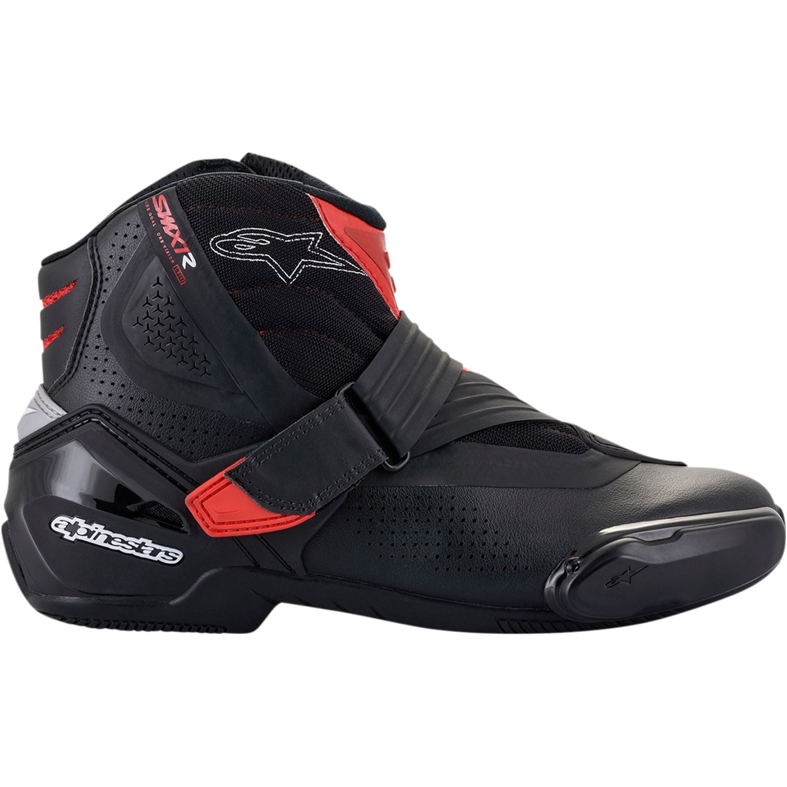 Alpinestars SMX-1R V V2 Boots - Black/Red - US 12.5 / EU 48 [MPN: 2224021-13-48]_1054747