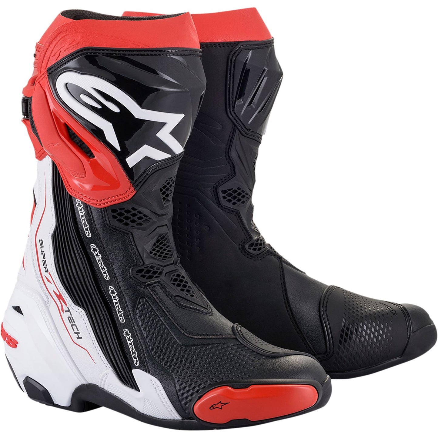 Alpinestars Supertech Boots - Black/White/Red - US 9.5 / EU 44 [MPN: 2220021-123-44]_1054863