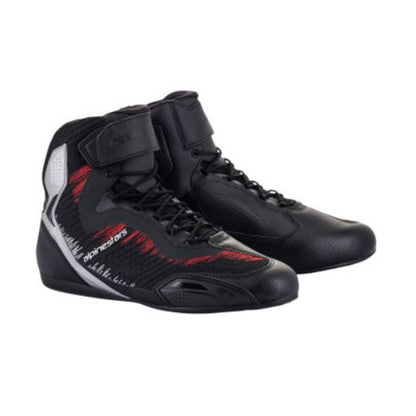 Alpinestars Faster-3 Rideknit Shoes - Black/Silver/Red - US 12 [MPN: 2510319-1930-12]_793204