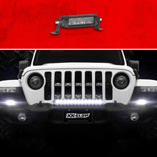 XKGlow 6" Razor Light Bar Aux High Beam Without Harness XK064006-D_1007271
