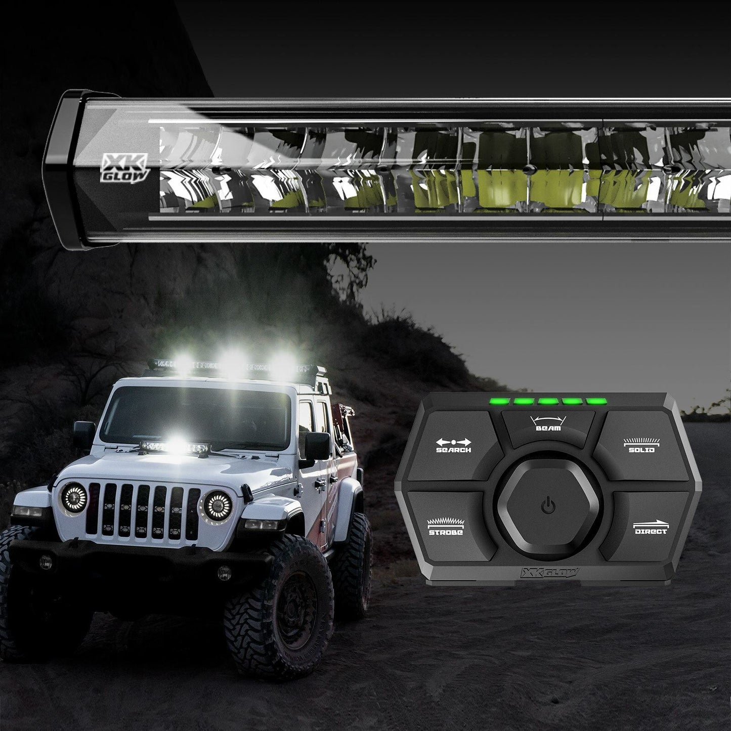 XKGlow 20" Sar Light Bar Emergency Sar Light Single XK-SAR-1_1007453