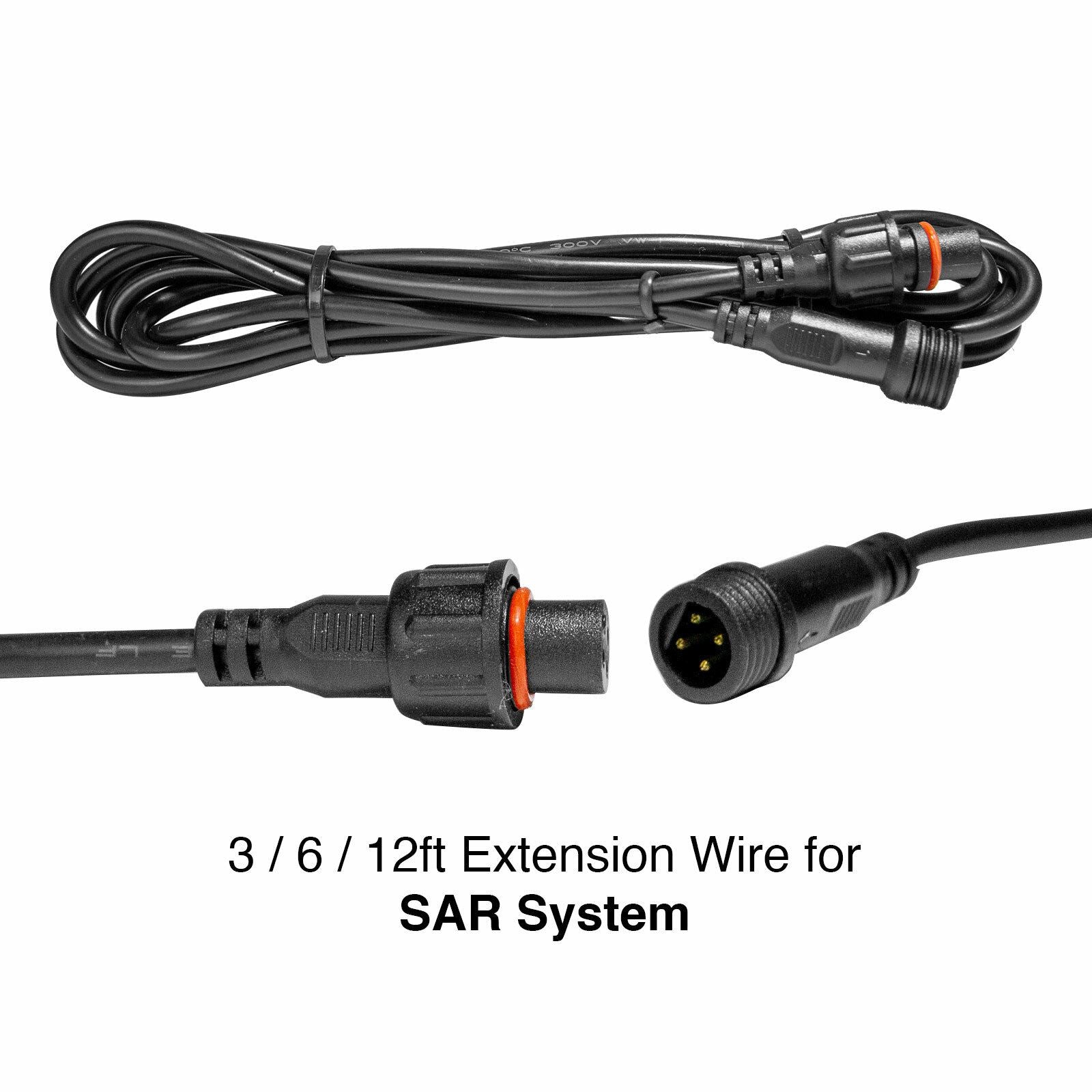 XKGlow Accessories for 360 S.A.R. Light Bar System - 12' Extension Wire XK-SAR-WIRE-12_1007459