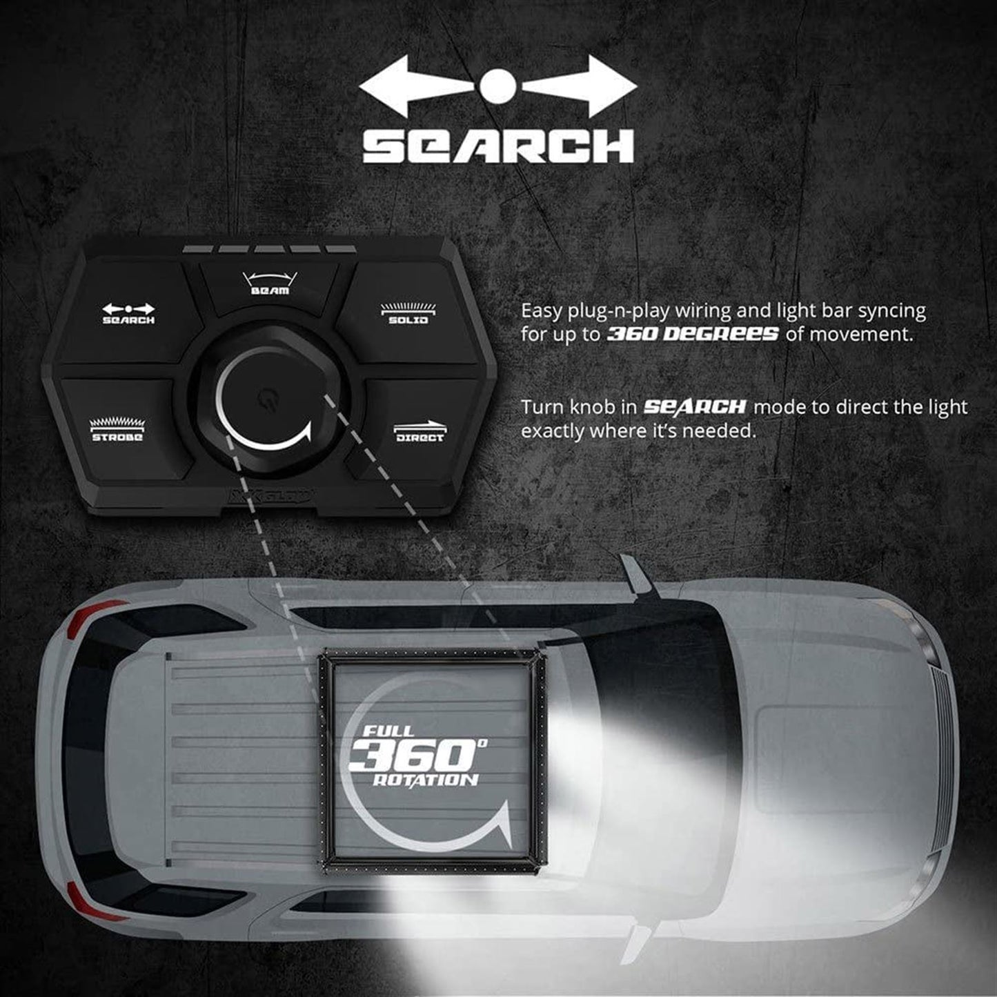 XKGlow 360 S.A.R. Light Bar System - (2) 52" and (2) 20" Light Bars XK-SAR360-3311_977972