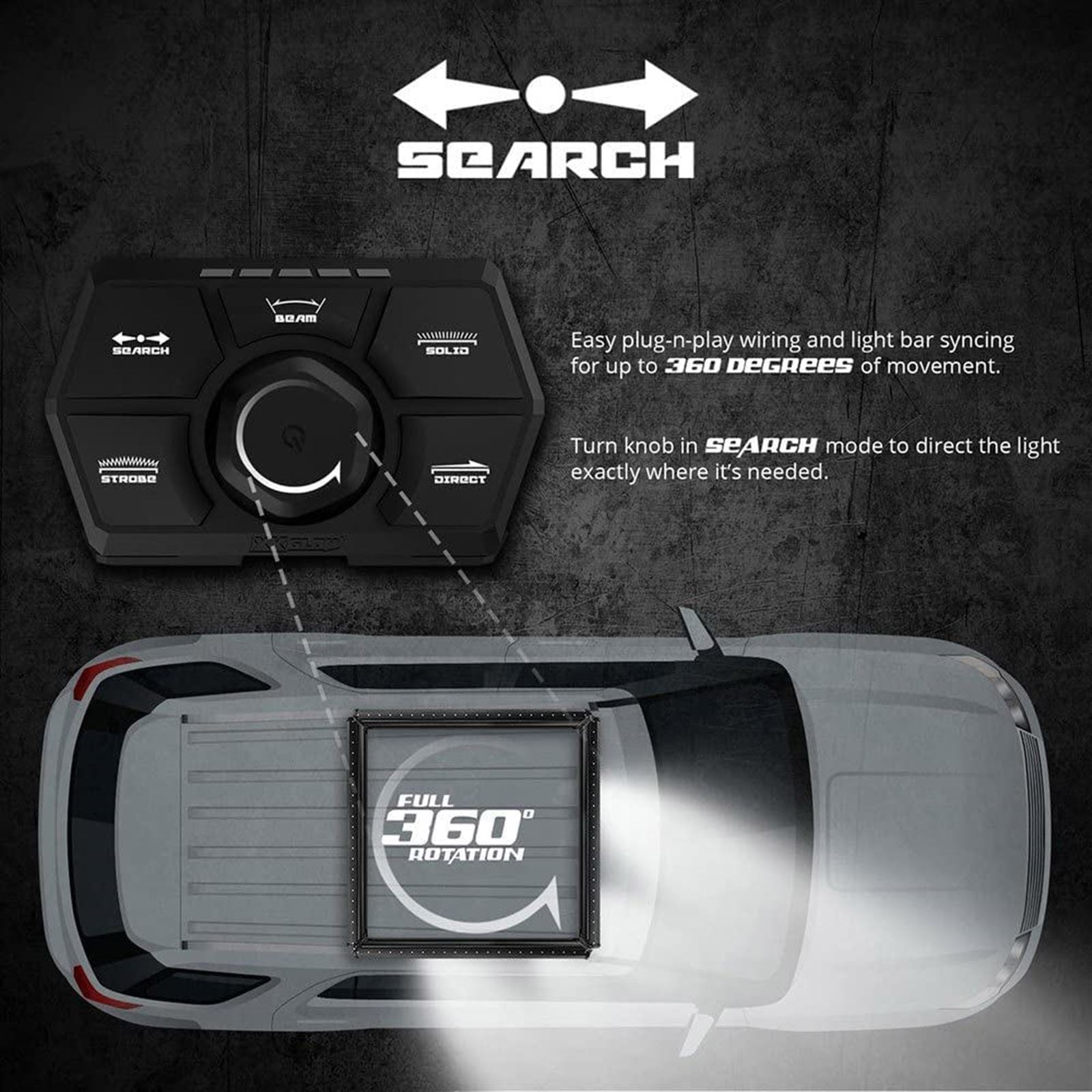 XKGlow 360 S.A.R. Light Bar System - (2) 52" and (2) 20" Light Bars XK-SAR360-3311_977972