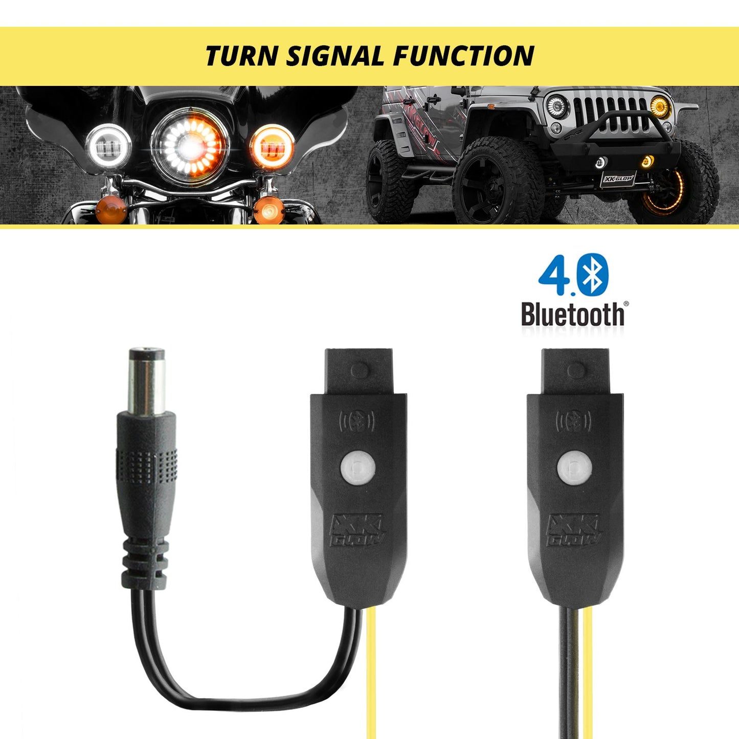 XKGlow Mini Turn Signal Kit 2 Piece [MPN: XK-MINI-TURN-KIT-2]_1007446