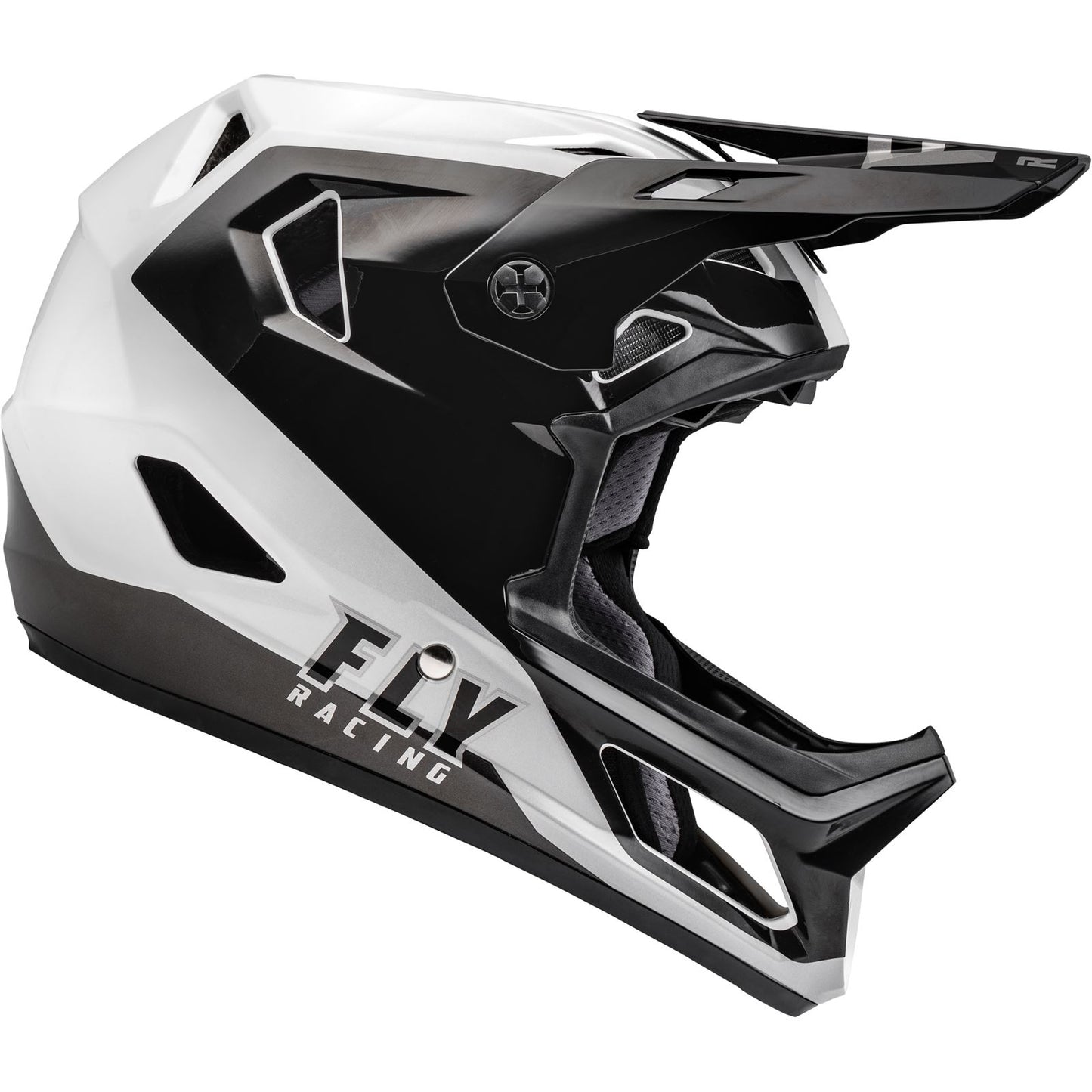 Fly Racing Rayce Bike eBike BMX Helmet Black / White_1040645