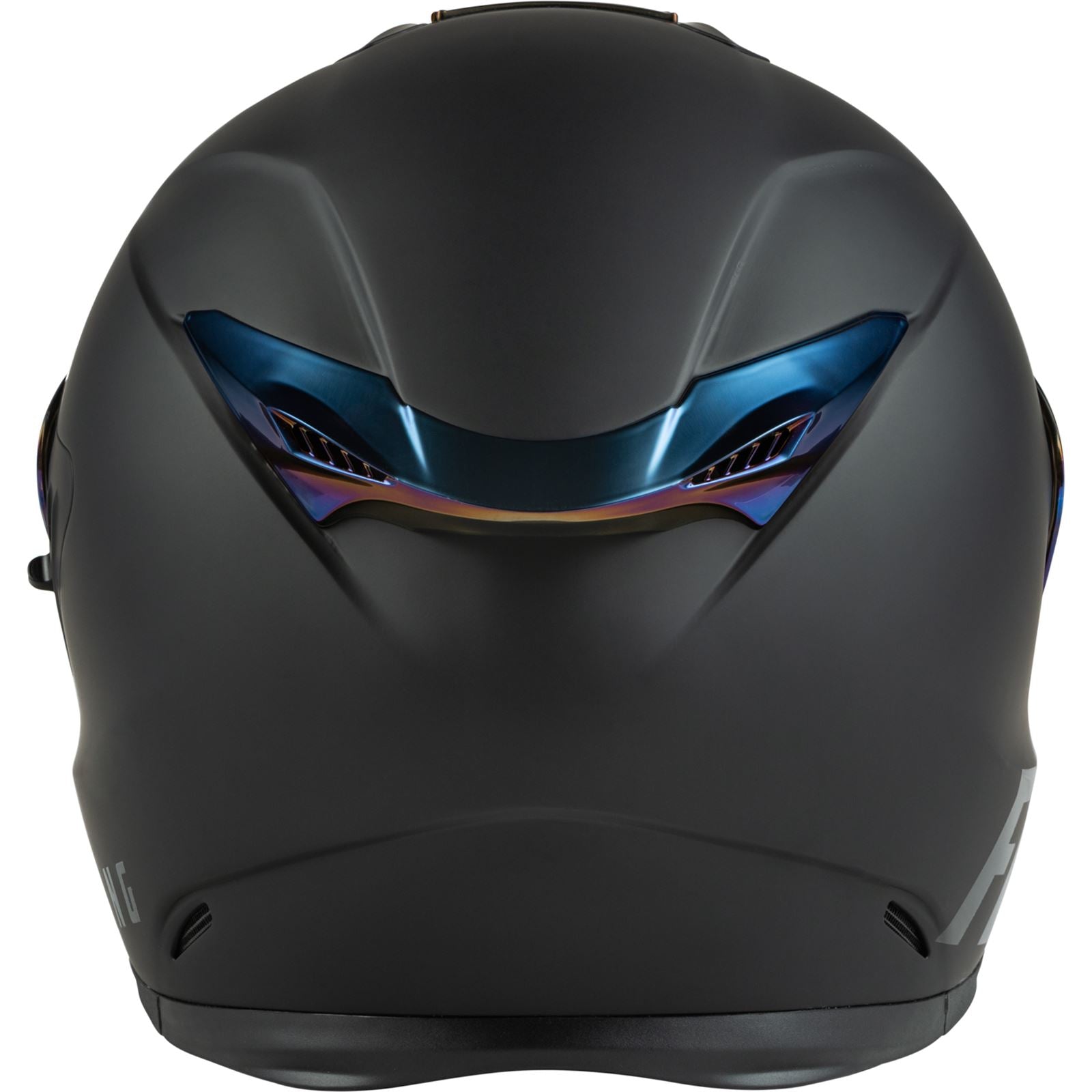 Fly Racing Sentinel Recon Helmet, Matte Black/Blue Chrome_1067830