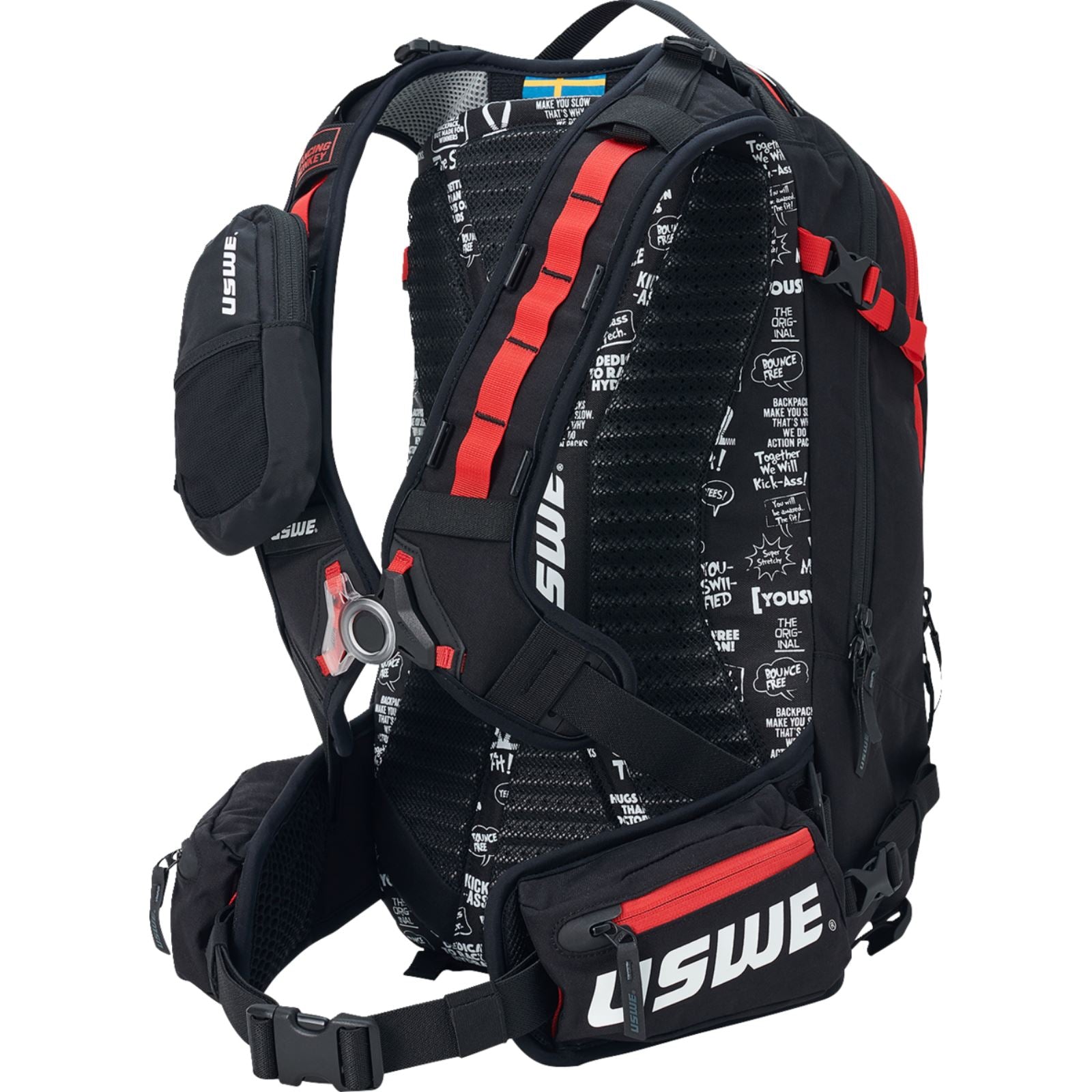 UsWe Core 25 Elite Daypack - Black/Red [MPN: V-2253336]_1441918